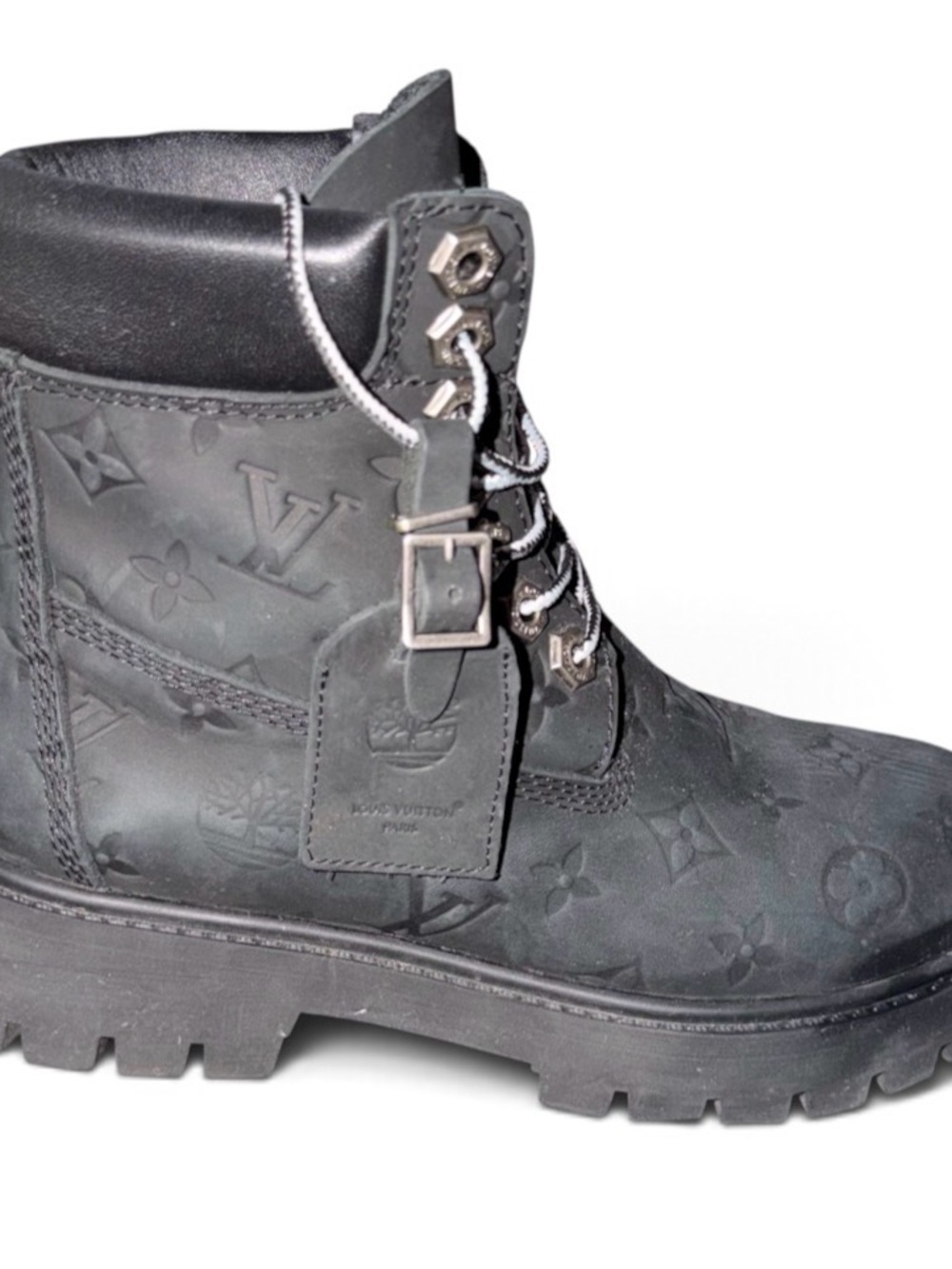 Louis Vuitton x Timberland Monogram Boot in Black